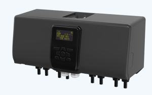 Chemical dosing system with controllers for industrial applications
