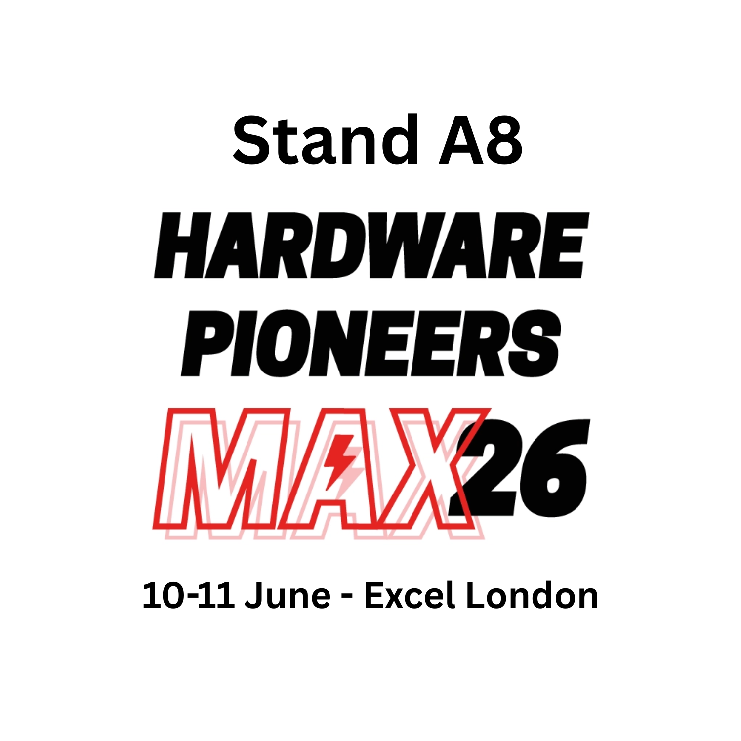 RVL are Exhibiting at Hardware Pioneers Max, Excel London